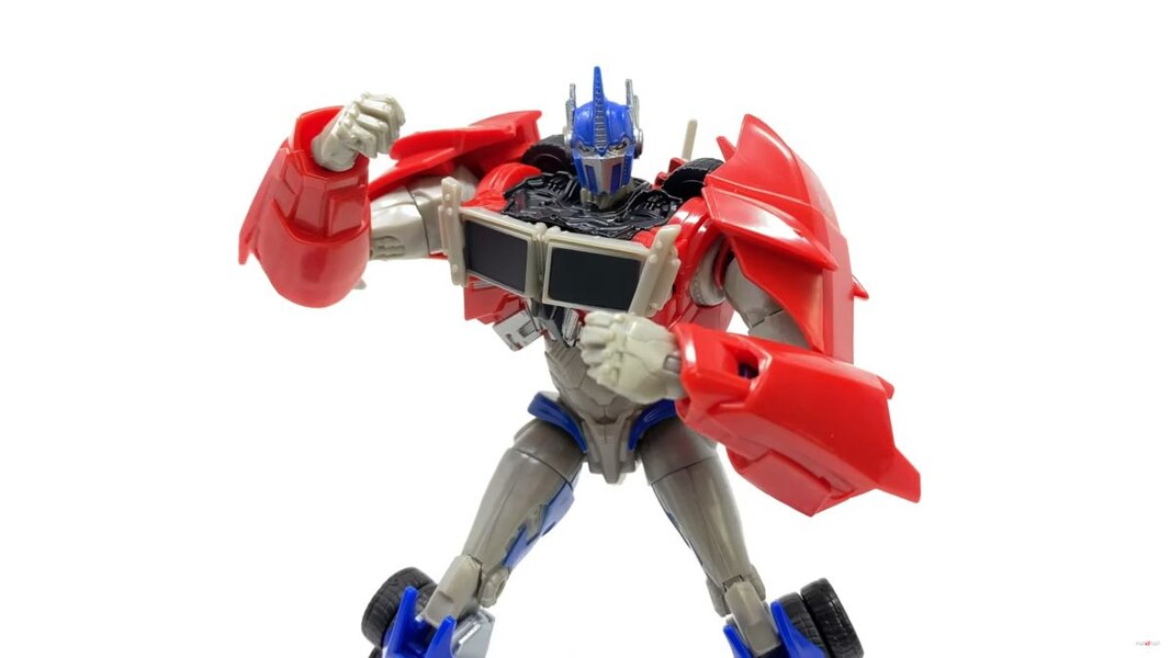 Transformers RED Transformers Prime Optimus Prime In Hand Image  (7 of 32)